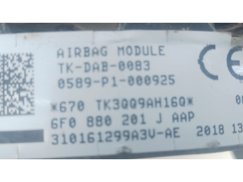 Recambio de airbag delantero izquierdo para seat leon (5f1) 1.4 tsi referencia OEM IAM   