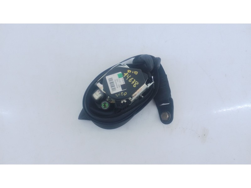 Recambio de cinturon seguridad delantero derecho para mercedes-benz vito / mixto furgoneta (w639) 109 cdi (639.601, 639.603, 639