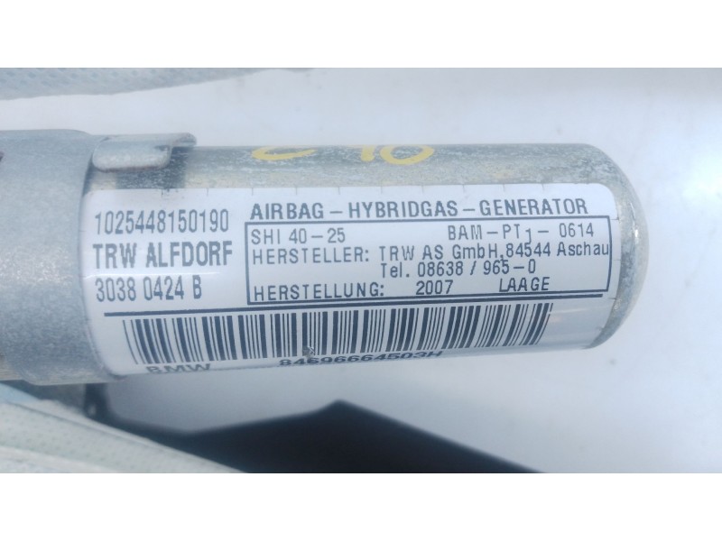 Recambio de airbag cortina delantero izquierdo para bmw 3 (e90) 320 d referencia OEM IAM   