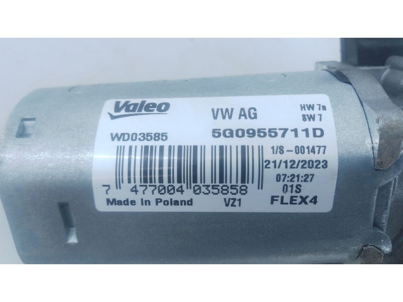 Recambio de motor limpia trasero para skoda kamiq (nw4) 1.0 tsi referencia OEM IAM 5G0955711D  