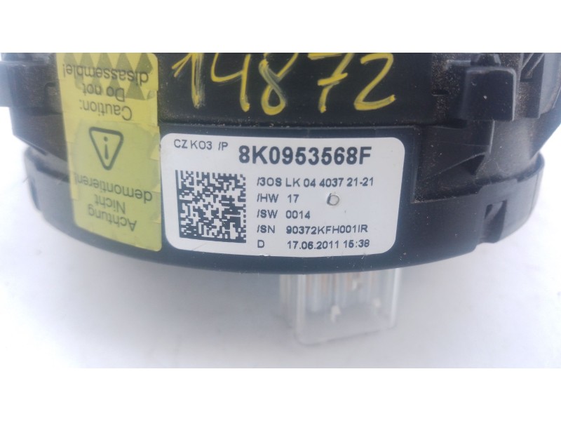 Recambio de anillo airbag para audi q5 (8rb) 2.0 tdi referencia OEM IAM 8K0953568F  