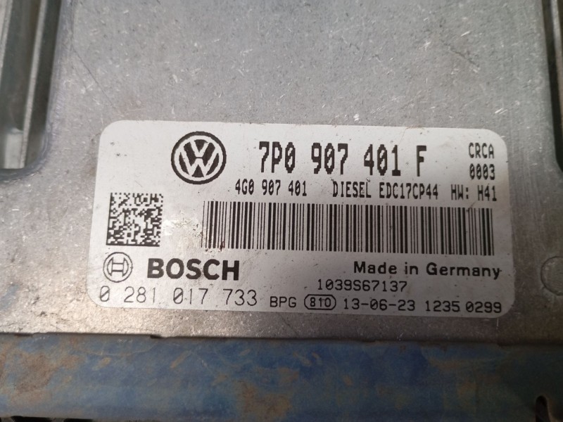 Recambio de centralita motor uce para volkswagen touareg (7p5, 7p6) 3.0 v6 tdi referencia OEM IAM 7P0907401F  