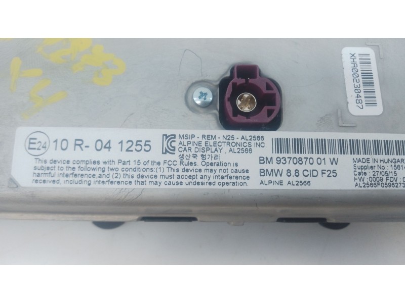 Recambio de sistema navegacion gps para bmw x4 (f26) xdrive 20 d referencia OEM IAM   