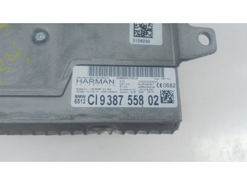 Recambio de sistema navegacion gps para bmw x4 (f26) xdrive 20 d referencia OEM IAM   