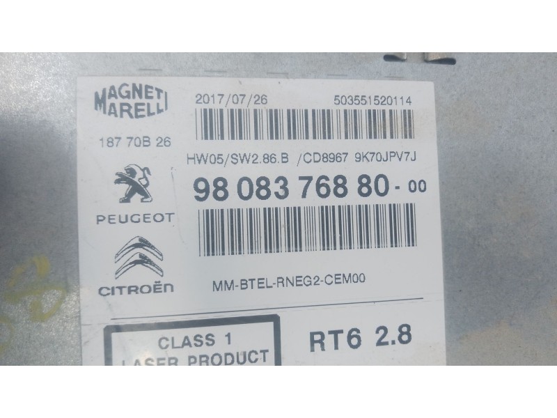 Recambio de sistema navegacion gps para peugeot 508 allure hybrid4 referencia OEM IAM   