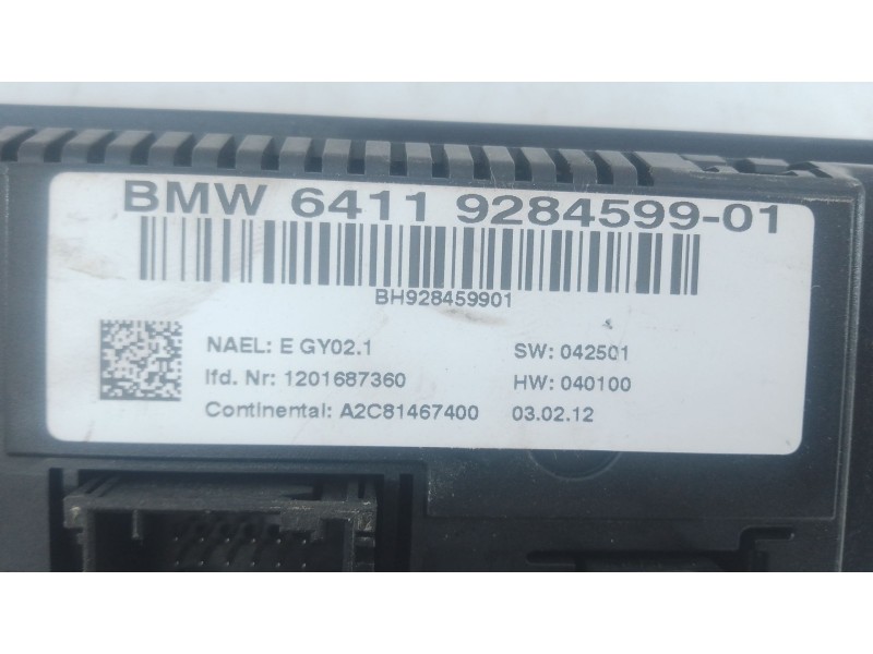 Recambio de mando calefaccion / aire acondicionado para bmw x3 (f25) xdrive 20 d referencia OEM IAM   