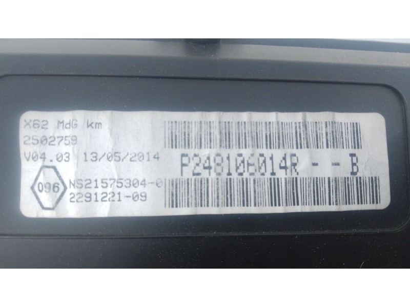 Recambio de cuadro instrumentos para renault master iii caja/chasis (ev, hv, uv) 2.3 dci 125 fwd (ev0c, ev0d, ev0j, hv0c, hv0d, 
