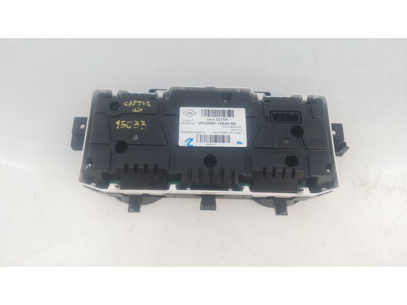 Recambio de cuadro instrumentos para renault captur i (j5_, h5_) 1.5 dci 90 referencia OEM IAM 248102215R  