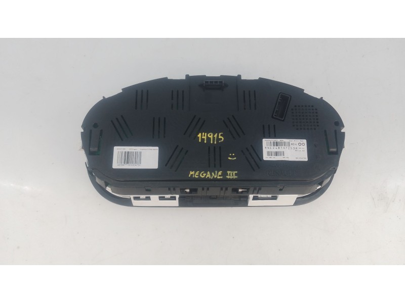 Recambio de cuadro instrumentos para renault megane iii hatchback (bz0/1_, b3_) 1.2 tce (bz2b, bz11) referencia OEM IAM 25810725
