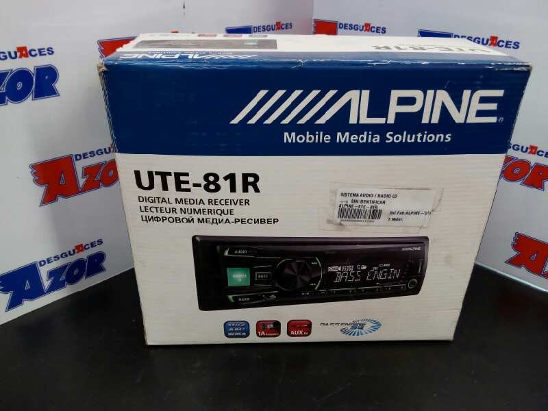 Recambio de sistema audio / radio cd para » otros... modelos referencia OEM IAM ALPINE-UTE-81R ALPINE-UTE-81R 