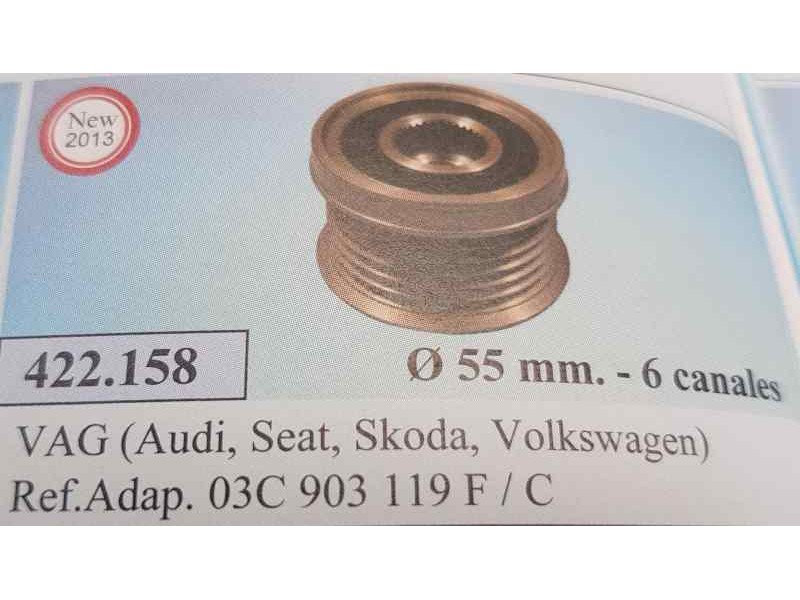 Recambio de polea alternador para » otros... modelos referencia OEM IAM 422158 NUEVO T1-2-B1-3