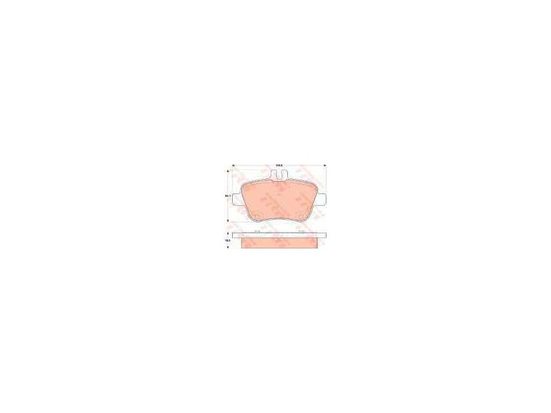 Recambio de juego pastillas de frenos para » otros... modelos referencia OEM IAM B111375 NUEVO T1-1-B5-1