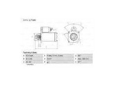 Recambio de motor arranque para » otros... modelos referencia OEM IAM S52046 NUEVO T1-3-B6-3