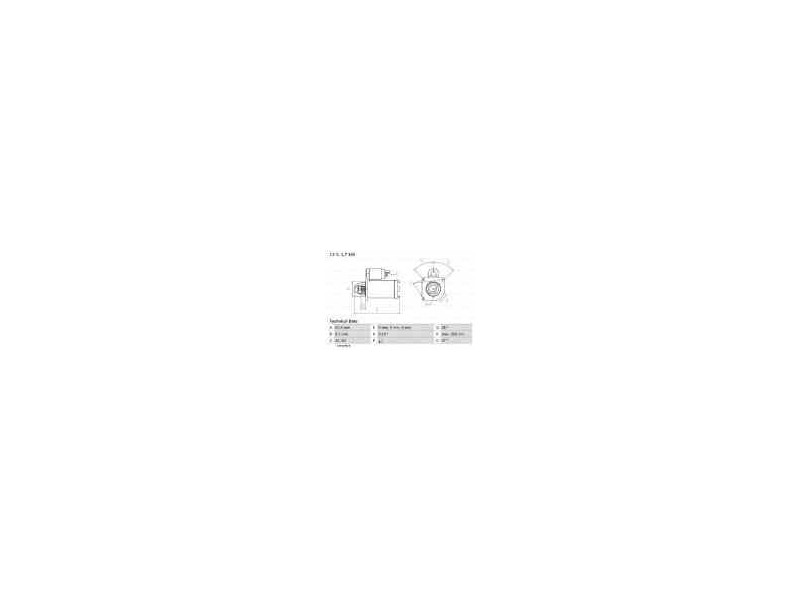 Recambio de motor arranque para » otros... modelos referencia OEM IAM S52046 NUEVO T1-3-B6-3