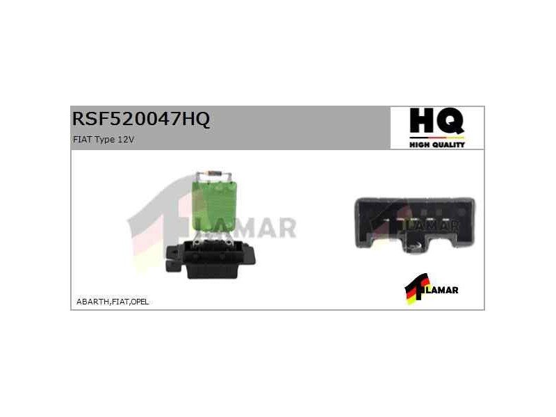 Recambio de resistencia calefaccion para » otros... modelos referencia OEM IAM RSF520047HQ NUEVO T2-3-A6-3