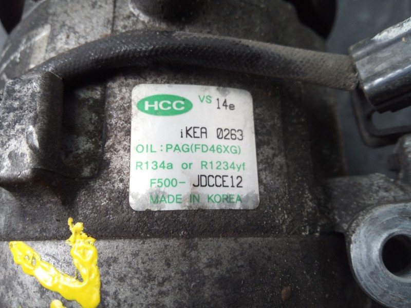 Recambio de compresor aire acondicionado para kia  kia cee¨d 2 (jd) referencia OEM IAM F500JDCCE12 FD46XG P3-B2-8-4