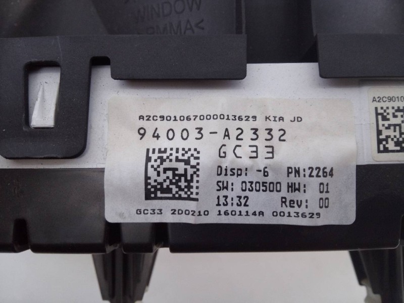 Recambio de cuadro instrumentos para kia  kia cee¨d 2 (jd) referencia OEM IAM 94003A2332  E3-A3-39-1