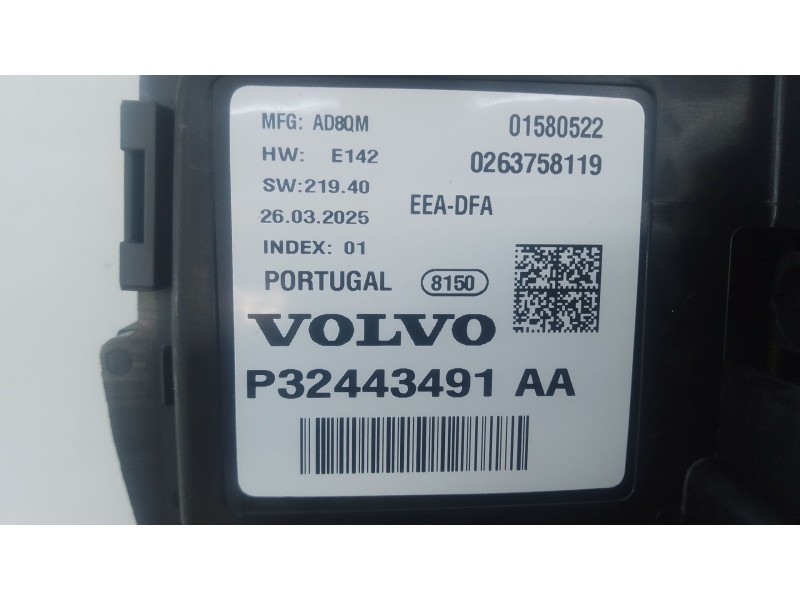 Recambio de cuadro instrumentos para volvo xc40 (536) b3 mild-hybrid referencia OEM IAM 01580522 0263758119 