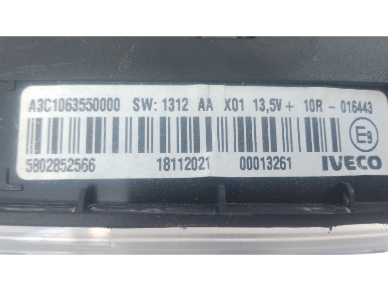 Recambio de cuadro instrumentos para iveco daily vi furgoneta 35s18, 35c18, 40c18, 50c18, 60c18, 65c18, 70c18 referencia OEM IAM