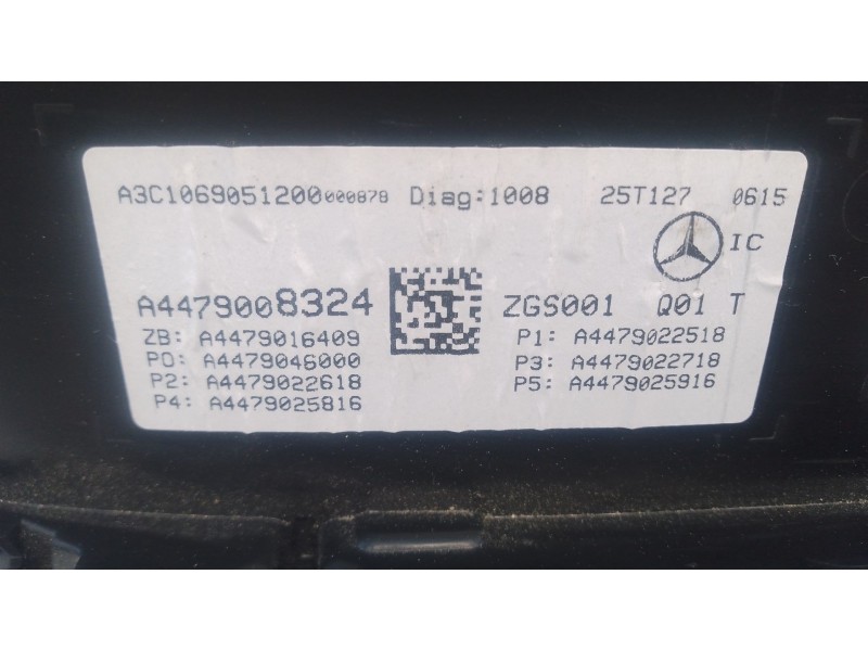 Recambio de cuadro instrumentos para mercedes-benz vito tourer (w447) 114 cdi 4-matic (447.701, 447.703, 447.705) referencia OEM