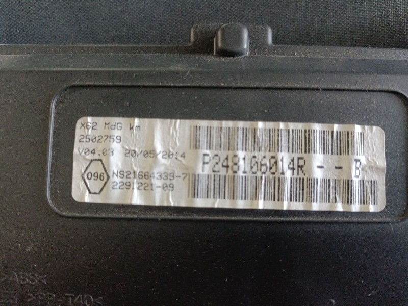 Recambio de cuadro instrumentos para renault master iii caja/chasis (ev, hv, uv) 2.3 dci 125 fwd (ev0c, ev0d, ev0j, hv0c, hv0d, 
