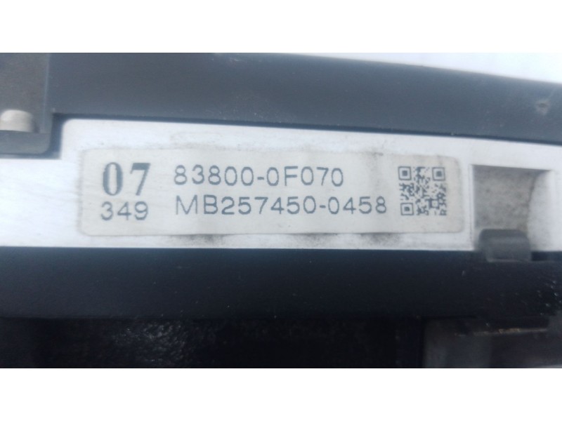 Recambio de cuadro instrumentos para toyota verso (_r2_) 2.0 d-4d (aur20_) referencia OEM IAM 838000F070 MB2574500458D 