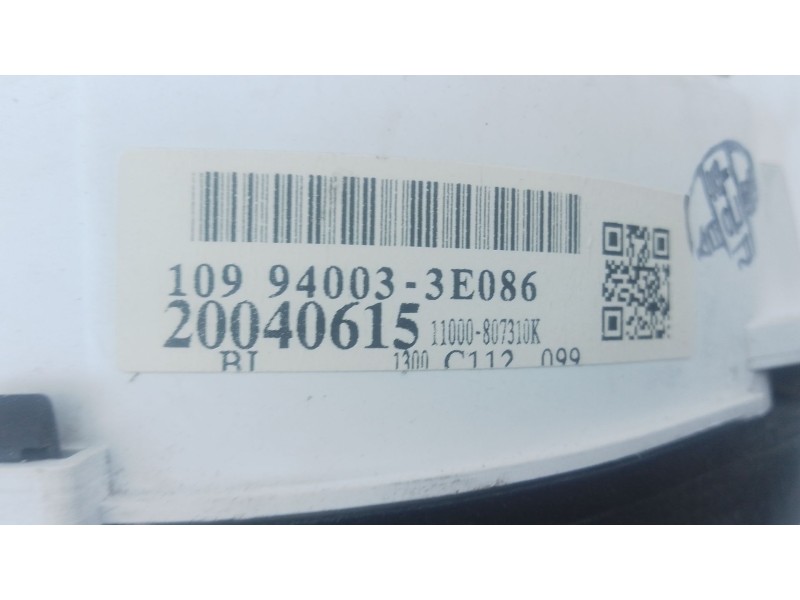 Recambio de cuadro instrumentos para kia sorento i (jc) 2.5 crdi referencia OEM IAM 940033E086  