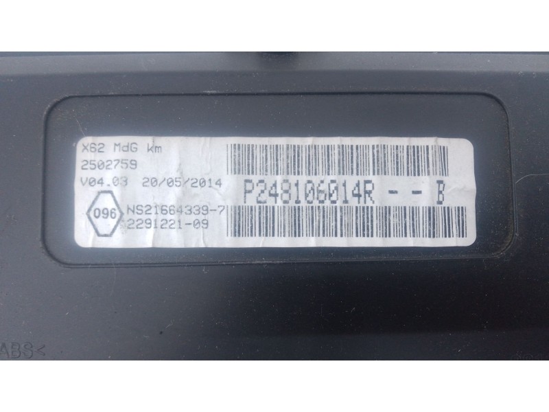Recambio de cuadro instrumentos para renault master iii caja/chasis (ev, hv, uv) 2.3 dci 125 fwd (ev0c, ev0d, ev0j, hv0c, hv0d, 