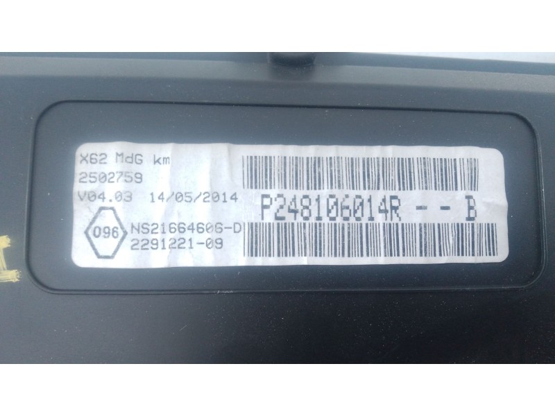 Recambio de cuadro instrumentos para renault master iii caja/chasis (ev, hv, uv) 2.3 dci 125 rwd (hv0c, hv0d, uv0c, uv0d, uv0h, 