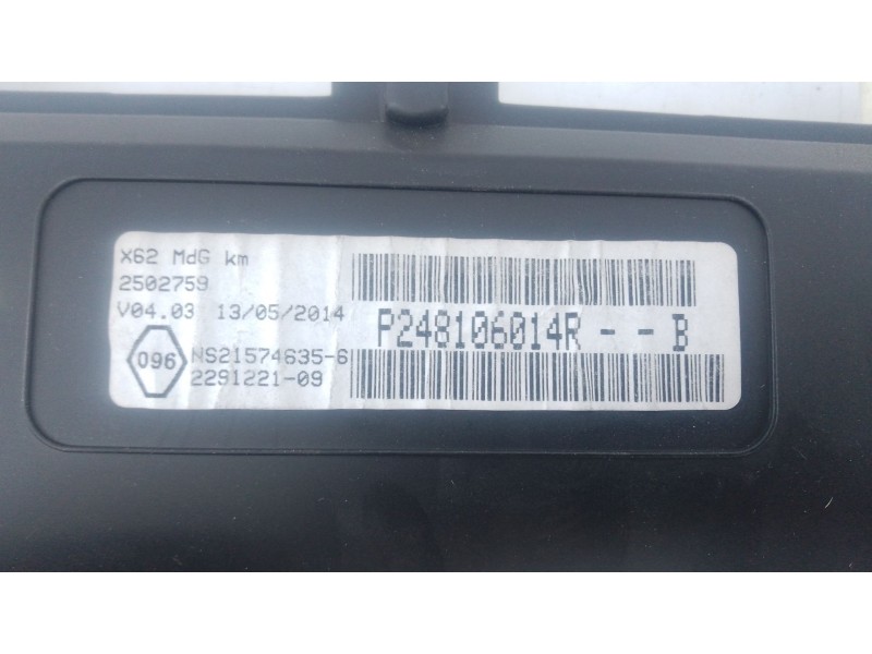 Recambio de cuadro instrumentos para renault master iii caja/chasis (ev, hv, uv) 2.3 dci 125 fwd (ev0c, ev0d, ev0j, hv0c, hv0d, 