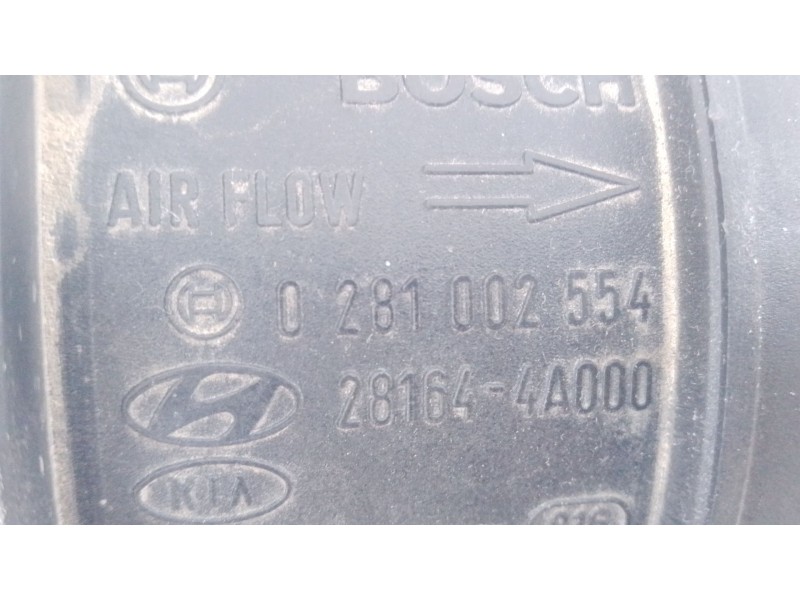 Recambio de caudalimetro para kia sorento i (jc) 2.5 crdi referencia OEM IAM 281644A000 0281002554 