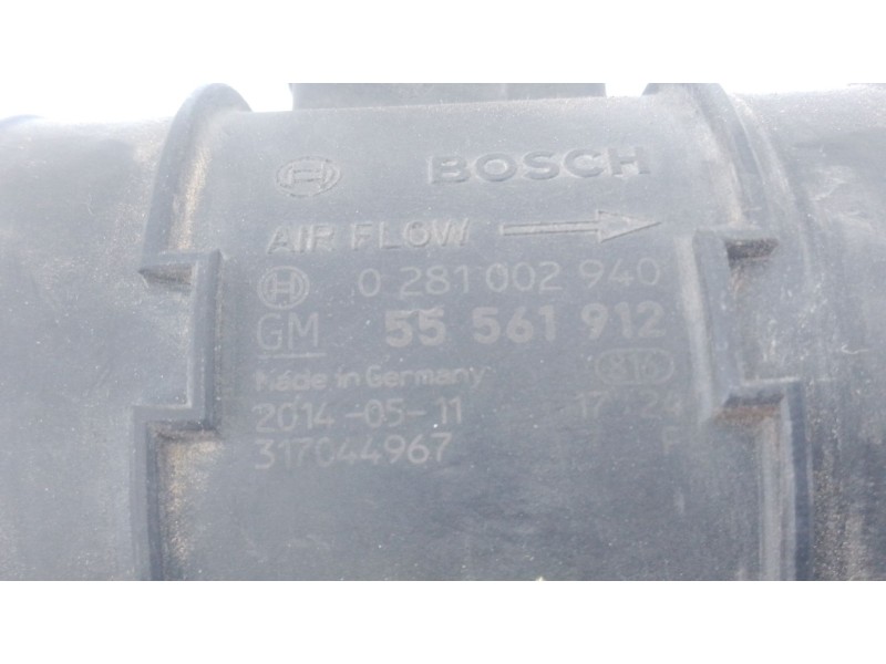 Recambio de caudalimetro para opel astra j sedán 1.7 cdti (69) referencia OEM IAM 55561912 0281002940 