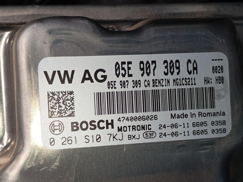 Recambio de centralita motor uce para cupra formentor (km7, kmp) 1.5 tsi referencia OEM IAM 05E907309CA 0261S107KJ 