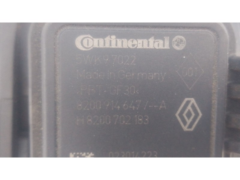 Recambio de caudalimetro para renault master iii caja/chasis (ev, hv, uv) 2.3 dci 125 fwd (ev0c, ev0d, ev0j, hv0c, hv0d, hv0h,..