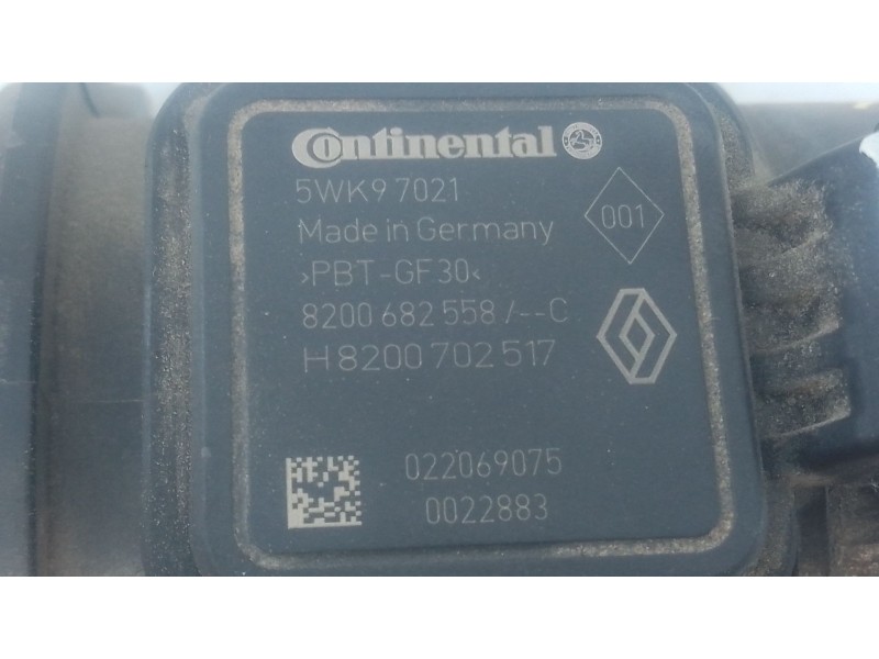 Recambio de caudalimetro para renault captur i (j5_, h5_) 1.5 dci 90 referencia OEM IAM H8200702517 5WK97021 