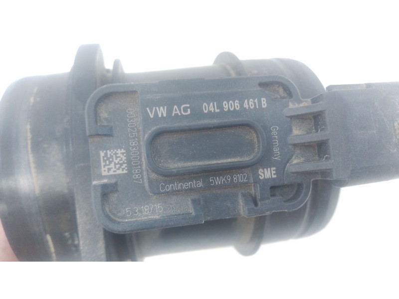 Recambio de caudalimetro para seat leon (5f1) 1.6 tdi referencia OEM IAM 04L906461B 5WK98102 