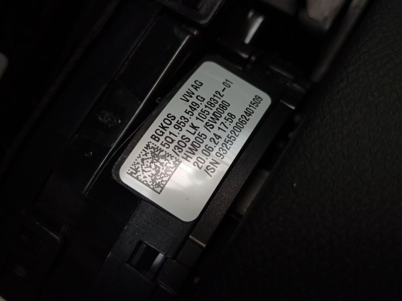 Recambio de anillo airbag para cupra formentor (km7, kmp) 1.5 tsi referencia OEM IAM 5Q1953549G  