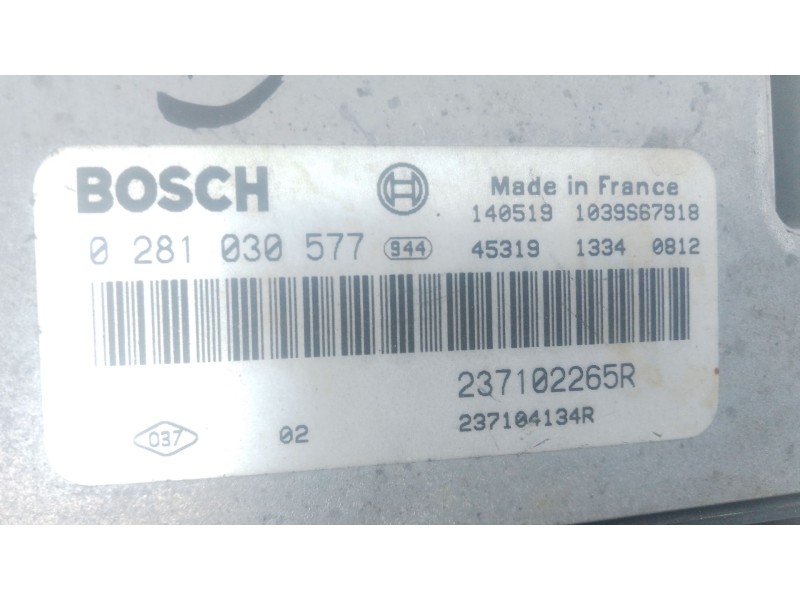 Recambio de centralita motor uce para renault master iii caja/chasis (ev, hv, uv) 2.3 dci 125 fwd (ev0c, ev0d, ev0j, hv0c, hv0d,