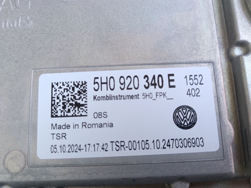 Recambio de cuadro instrumentos para volkswagen crafter caja/chasis (sz_) 2.0 tdi rwd referencia OEM IAM 5H0920340E  