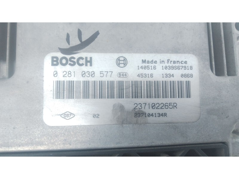 Recambio de centralita motor uce para renault master iii caja/chasis (ev, hv, uv) 2.3 dci 125 rwd (hv0c, hv0d, uv0c, uv0d, uv0h,