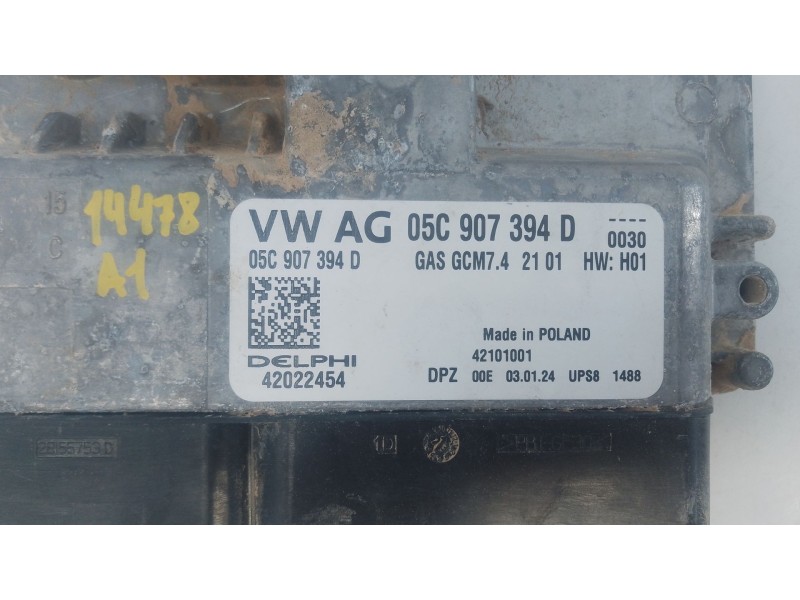 Recambio de centralita motor uce para audi a1 sportback (gba) 30 tfsi referencia OEM IAM 05C907394D 42022454 