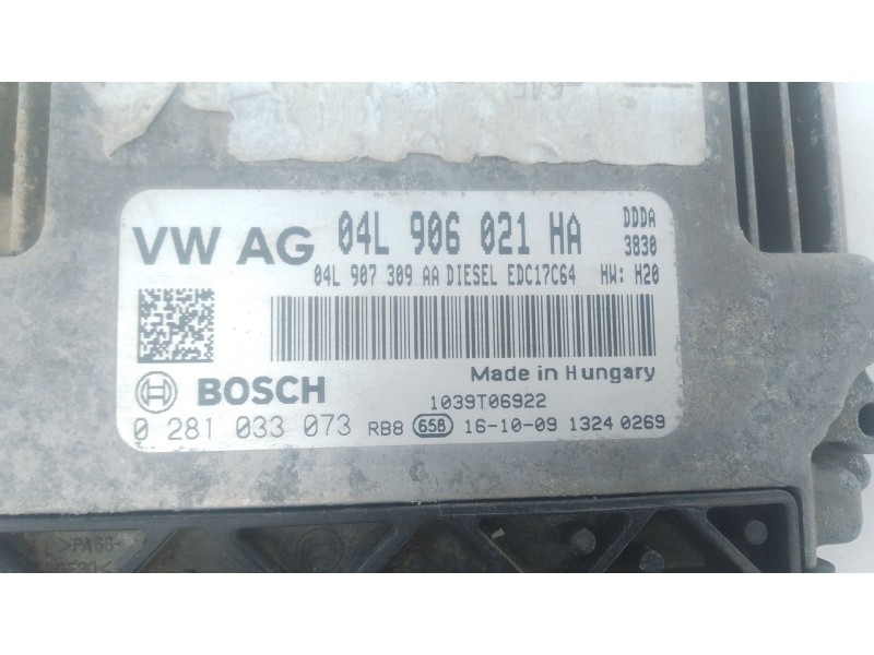 Recambio de centralita motor uce para audi a6 c7 (4g2, 4gc) 2.0 tdi referencia OEM IAM 04L906021HA 0281033073 