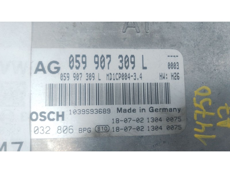 Recambio de centralita motor uce para audi a7 sportback (4ka) 50 tdi mild hybrid quattro referencia OEM IAM   