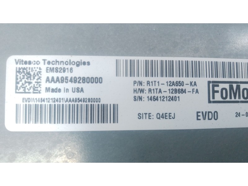 Recambio de centralita motor uce para ford puma (j2k, cf7) 1.0 ecoboost mhev referencia OEM IAM R1T112A650KA R1TA12B684FA 