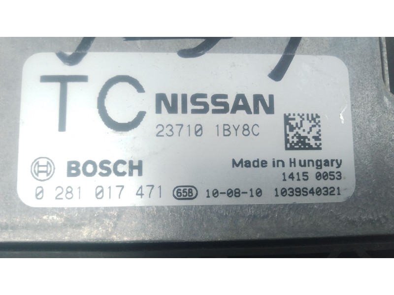 Recambio de centralita motor uce para infiniti m (y51) 30d referencia OEM IAM 237101BY8C 0281017471 