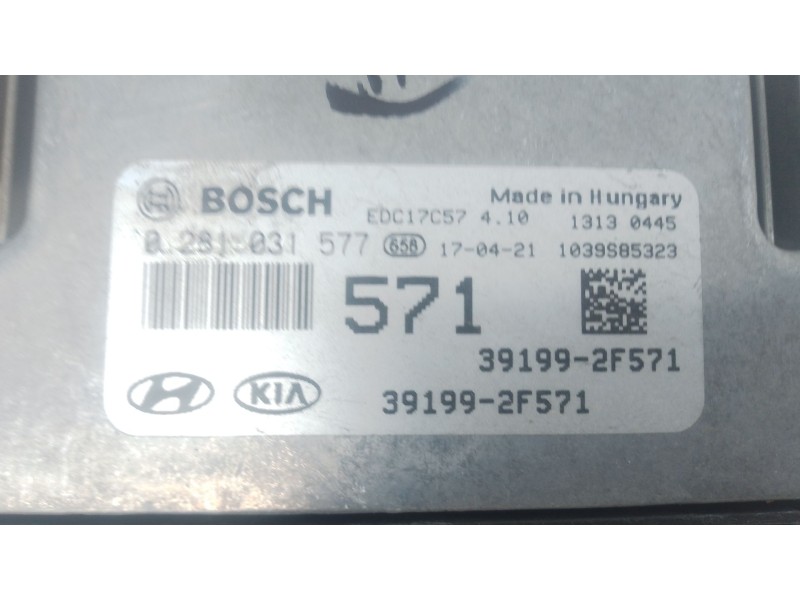 Recambio de centralita motor uce para hyundai tucson (tl, tle) 2.0 crdi referencia OEM IAM 391992F571 0281031577 