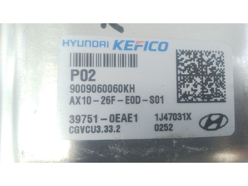 Recambio de centralita motor uce para hyundai inster referencia OEM IAM 397510EAE1 1J47031X 