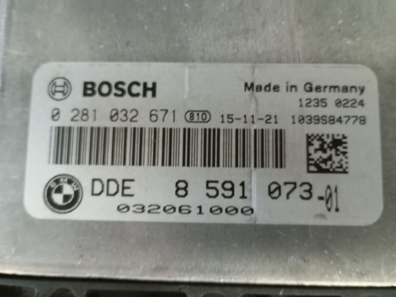 Recambio de centralita motor uce para bmw x1 (f48) xdrive 20 d referencia OEM IAM   