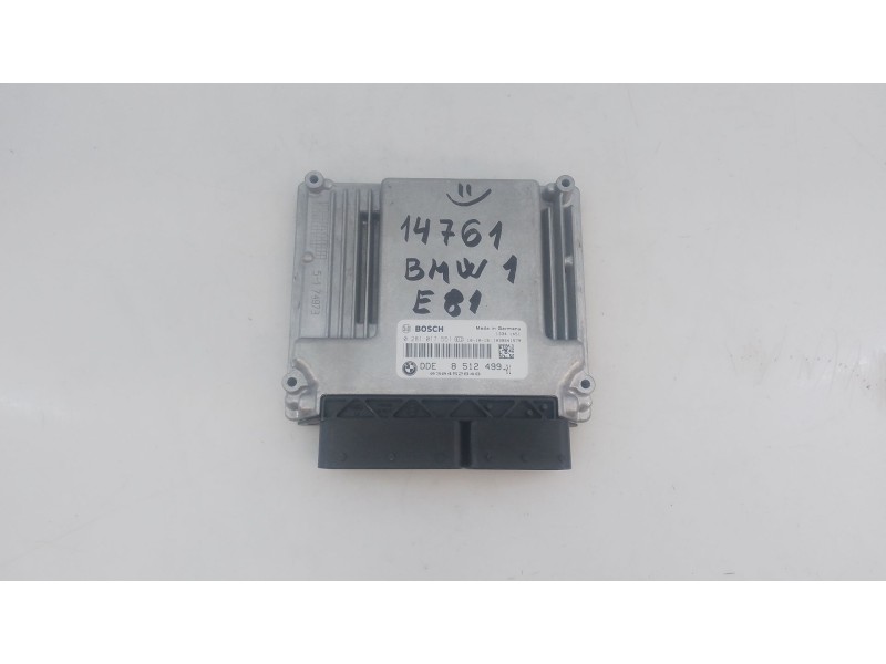 Recambio de centralita motor uce para bmw 1 (e81) 116 d referencia OEM IAM 8512499 0281017551 
