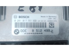 Recambio de centralita motor uce para bmw 1 (e81) 116 d referencia OEM IAM 8512499 0281017551  2